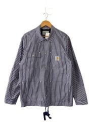 画像：ジャケット/S/コットン/NVY/ストライプ