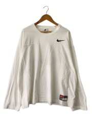 画像：長袖Tシャツ/XL/コットン/WHT/fj9164-133//