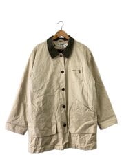画像：ハンティングジャケット/90s/XL/コットン/IVO/無地//