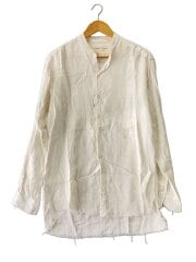 画像：ANTIQUE HEMP STUDIO SHIRT/長袖シャツ/1/ヘンプ/WHT/ダメージ加工//