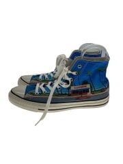 画像：ハイカットスニーカー/29cm/BLU/キャンバス/1SC809