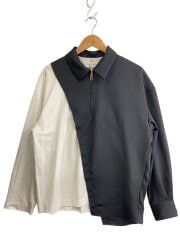 画像：長袖シャツ/1/コットン/BLK/22-AW-028//
