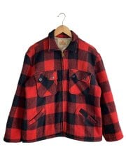 画像：50s/USA製/棒タロン/CPOジャケット/--/ウール/RED/チェック
