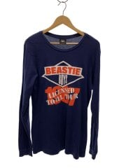 画像：BEASTIE BOYS OFFICIAL/長袖Tシャツ/L/コットン/NVY