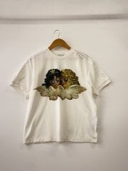画像：Tシャツ/M/ポリエステル/WHT/プリント/fl4139//