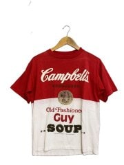画像：Campbells/80s/CAMPBELLs SOUP/Old Fasioned Guy/Tシャツ/M/--/RED