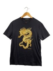 画像：Tシャツ/M/コットン/BLK/無地/A83832//
