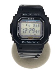 画像：ソーラー腕時計_G-SHOCK/デジタル/ラバー/BLK/BLK//