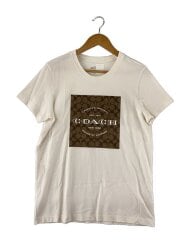 画像：Tシャツ/S/コットン/CRM/c8775//