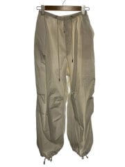 画像：Boyfriend Nylon Pants/38/コットン/WHT/無地/12310702