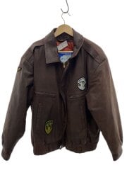 画像：NIKOS PARACHUTE DESIGNS/レザージャケット・ブルゾン/42/レザー/BRW