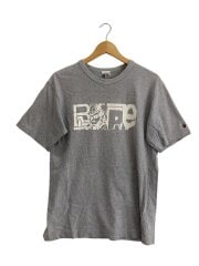 画像：00s/xBUSY WORKS/初期タグ/シャドウタグ/プリントTシャツ/M/コットン/GRY//