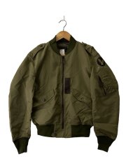 画像：フライトジャケット/38/ナイロン/KHK/5L-2X L-2 FLIGHT JACKET//