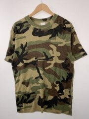 画像：Tシャツ/M/コットン/KHK/カモフラ//