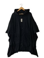 画像：ジップパーカー/3/コットン/BLK/無地/UQ-T19-008//