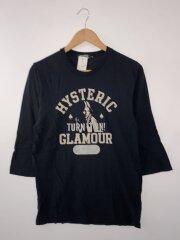 画像：長袖Tシャツ/M/コットン/BLK/0241cl04//