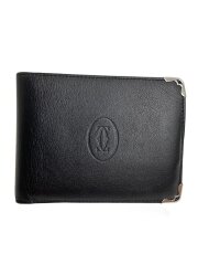 画像：2つ折り財布/レザー/BLK/レディース