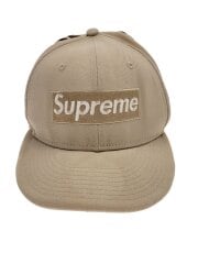 画像：21AW/BOX LOGO/キャップ/7 1/4/ポリエステル/BEG/無地/メンズ//