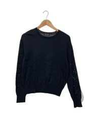 画像：ニット・セーター(薄手)/--/コットン/BLK/6513-299-1139//