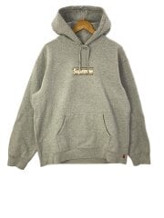 画像：box logo hooded sweatshirt/L/コットン/GRY