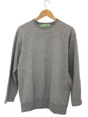 画像：18AW/バックプリント クルーネックスウェットシャツ/S/コットン/GRY/OA-T002