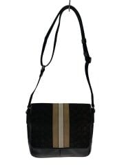 画像：ショルダーバッグ/キャンバス/BLK/C6583