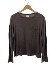 画像：長袖Tシャツ/2/コットン/GRY/V294 465-45
