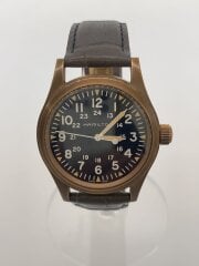 画像：腕時計/Khaki Field Mechanical Bronze/アナログ/BLK/H694590
