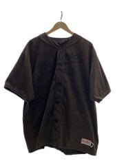 画像：半袖シャツ/XL/ポリエステル/BRW/無地/211077012038