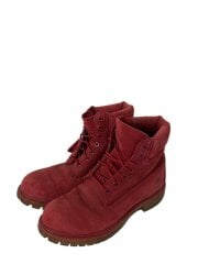 画像：レースアップブーツ/US8.5/RED/レザー/A1149 A1117