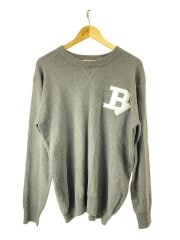 画像：ニット・セーター(厚手)/M/コットン/BLK/b51-kn077gym//