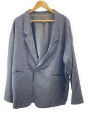 画像：テーラードジャケット/L/ウール/GRY/無地/17AW-JKM-006