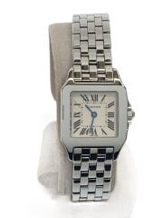 画像：クォーツ腕時計/サントスドゥモワゼル/アナログ/ステンレス/WHT/SLV