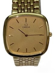 画像：OMEGA オメガ　クォーツ腕時計/アナログ/GLD/デヴィル/90s