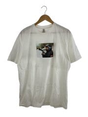 画像：Tシャツ/L/コットン/WHT/プリント