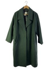 画像：チェスターコート/M/ウール/GRN/無地/20-020-400-9010-3-0