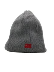 画像：ニットキャップ/FREE/アクリル/GRY/無地/レディース/AS25AW-GOA022GY-F