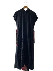 画像：ノースリーブワンピース/38/コットン/BLK/55J14-782-09
