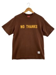 画像：Tシャツ/S/コットン/BRW/プリント//