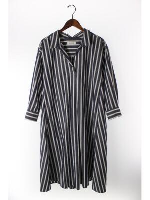 Simplicite シンプリシテェ シャツワンピース Free コットン Nvy ストライプ セカンドストリート 衣類 家具 家電等の買取と販売ならセカンドストリート お問い合わせ番号