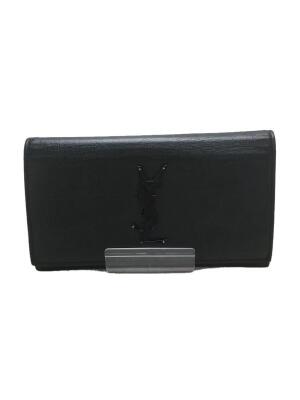 SAINT LAURENT◇長財布/レザー/BLK/メンズ/556252 | sweatreno.com
