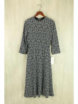 Mila Owen ミラオーウェン タグ付 17ss 完売モデル バックリボン花柄ワンピース Free ポリエステル Blk 花柄 セカンドストリート 衣類 家具 家電等の買取と販売ならセカンドストリート お問い合わせ番号