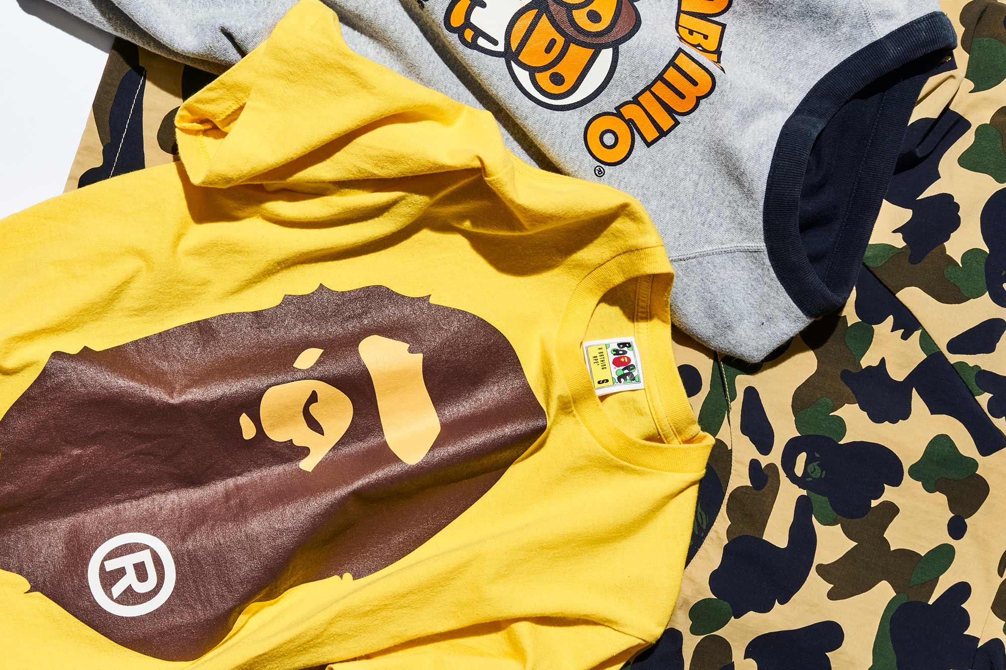 A Bathing Ape マイロ カレッジロゴ パーカー NIGO期-