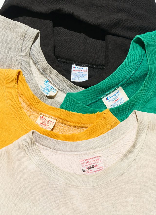 90sトリコ刺繍タグusa製チャンピオン くじか オレンジ系スウェットL 