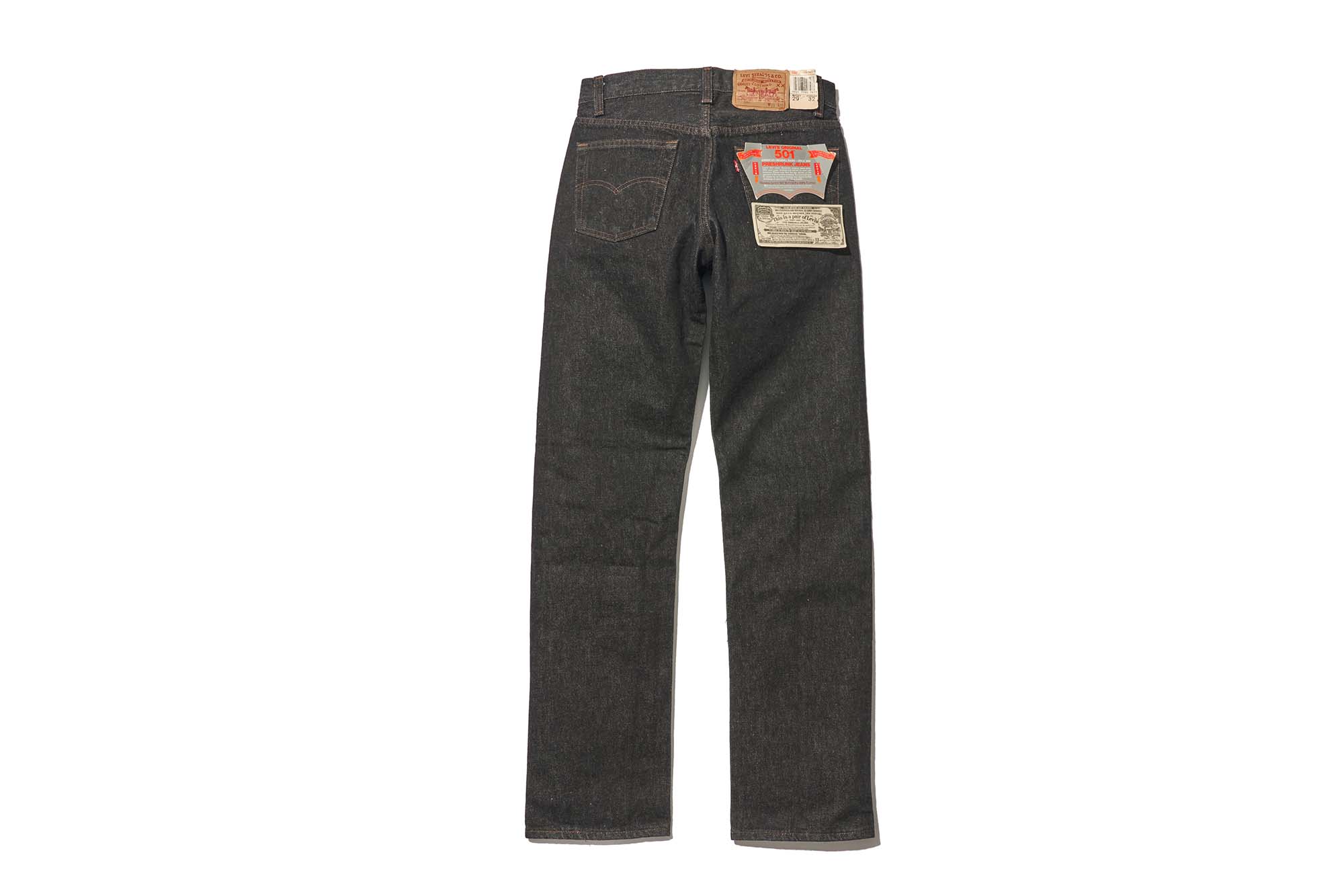 Japan Levi 美品 先染めブラック リーバイス 569 W30 L32 【公式通販】