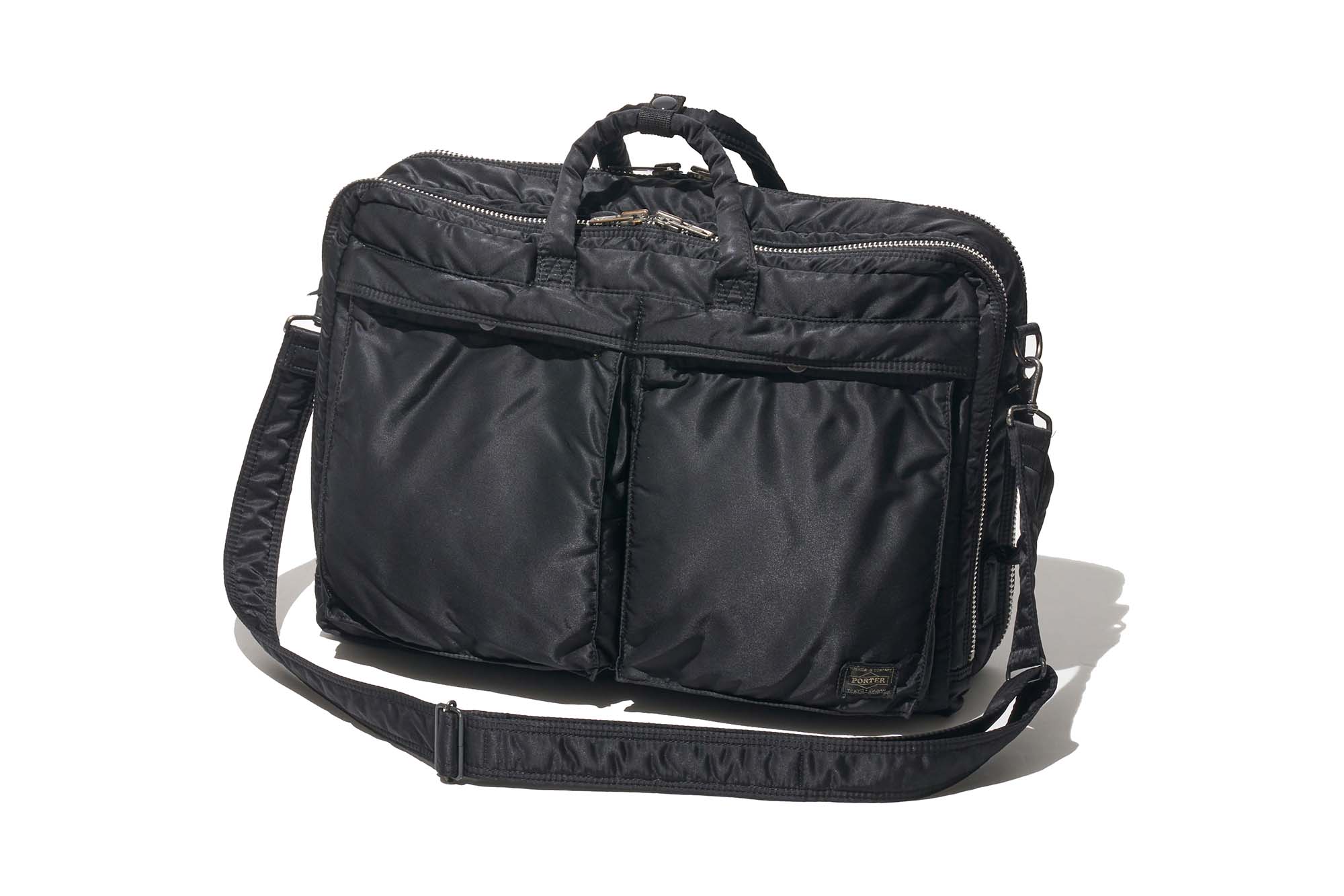 極美品】PORTER タンカー ビジネスバッグ ブリーフケース 黒 A4収納  