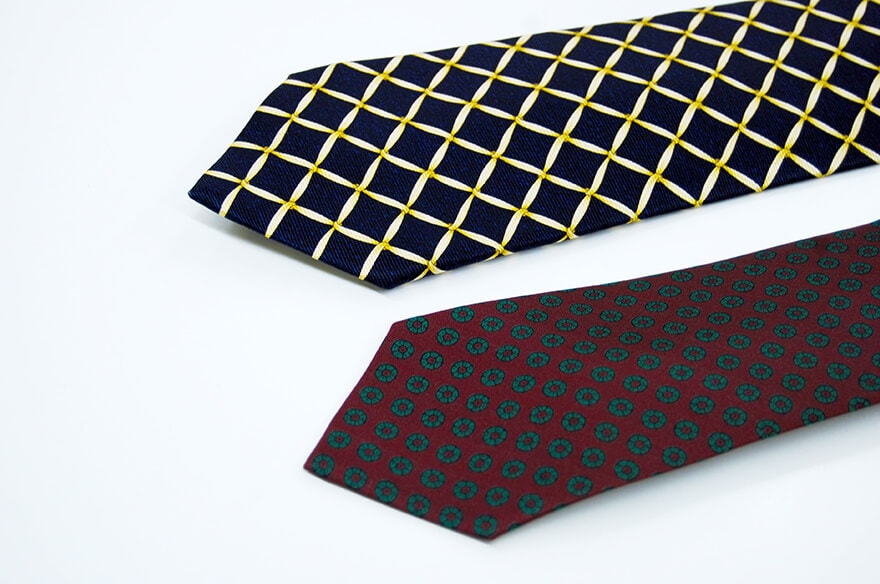 ネクタイの大剣幅比較画像