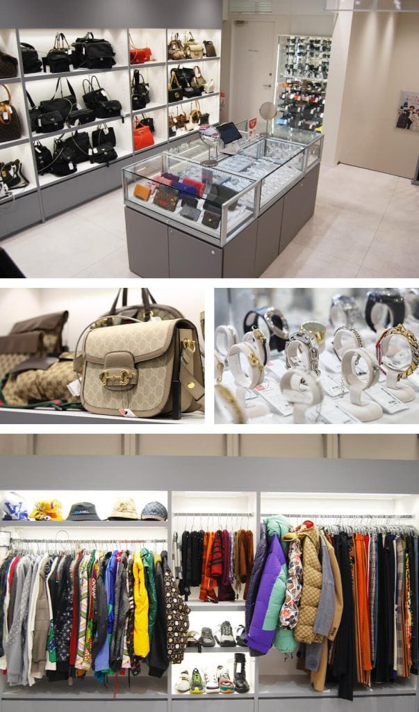 スペイン坂店のラグジュアリー売場