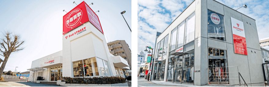 アパレルリユースとユーズドセレクトの外観