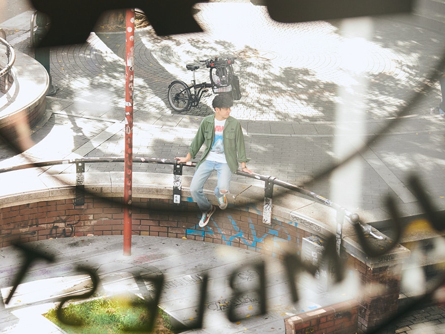 三角公園の目の前にあるアメリカ村店